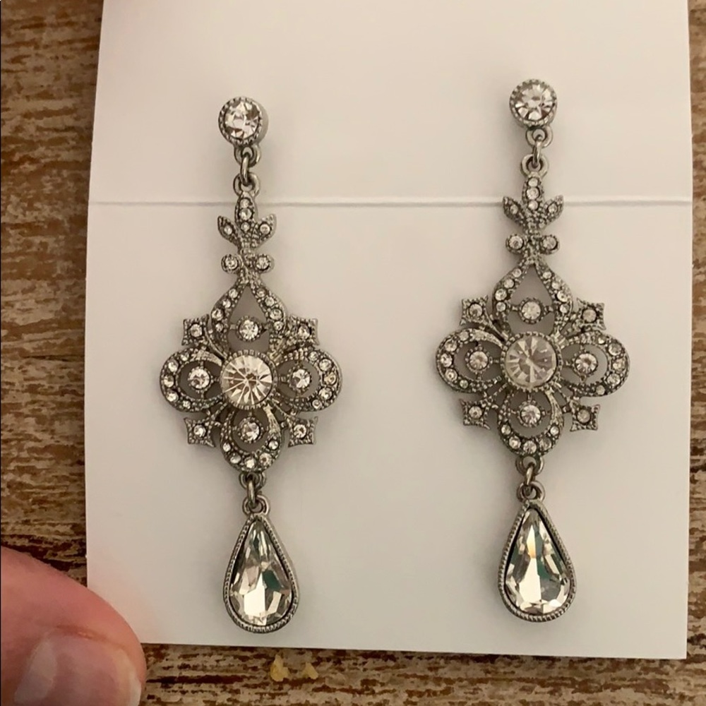 Charming Charlie’s Silver Dangle Earrings